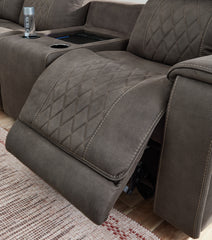Hoopster Left-Arm Facing Power Recliner