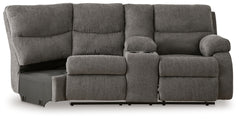 Museum Right-Arm Facing Reclining Loveseat with Console