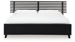 Danziar King Slat Panel Bed