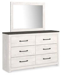 Gerridan Full Panel Bed with Dresser and Mirror