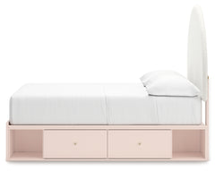 Wistenpine Full Upholstered Panel Bed with Storage