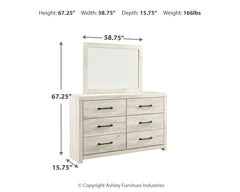 Cambeck King Panel Bed, Dresser, Mirror and Nightstand