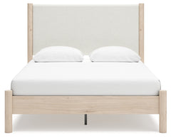 Cadmori Queen Upholstered Panel Bed