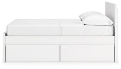 Onita Full Panel Platform Bed with 2 Side Storage