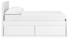 Onita Full Panel Platform Bed with 2 Side Storage