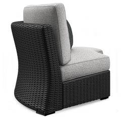 Beachcroft Outdoor Curved Corner Chair with Cushion