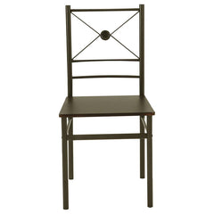 Anna Brown 5 Pc Dining Set - furniture place usa