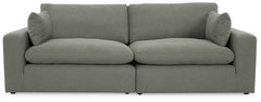 Elyza 2-Piece Sectional with Ottoman - furniture place usa