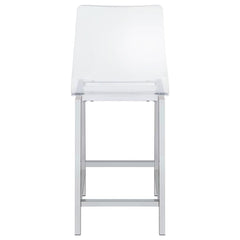 Juelia Clear Counter Stool - furniture place usa