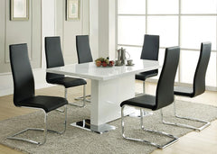 Montclair Black Side Chair - furniture place usa