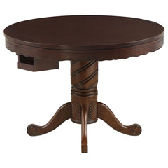 Turk Brown 5 Pc Game Table Set - furniture place usa