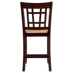 Lavon Brown Counter Stool - furniture place usa
