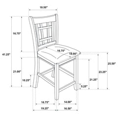 Lavon Brown Counter Stool - furniture place usa