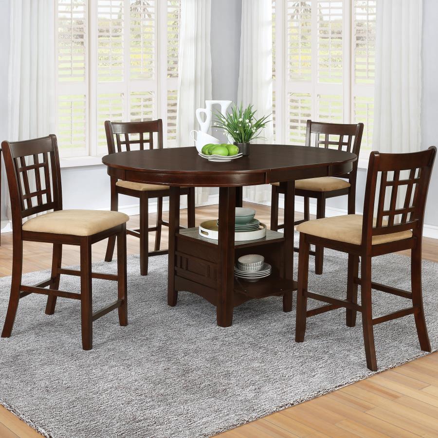 Lavon Brown Counter Stool - furniture place usa