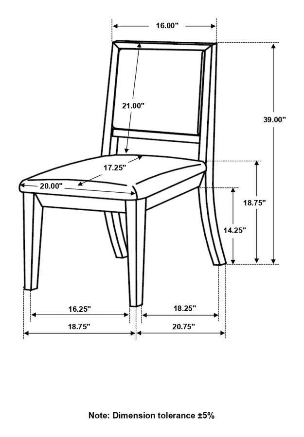 Louise Ivory Side Chair - furniture place usa