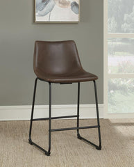 Michelle Brown Counter Stool - furniture place usa