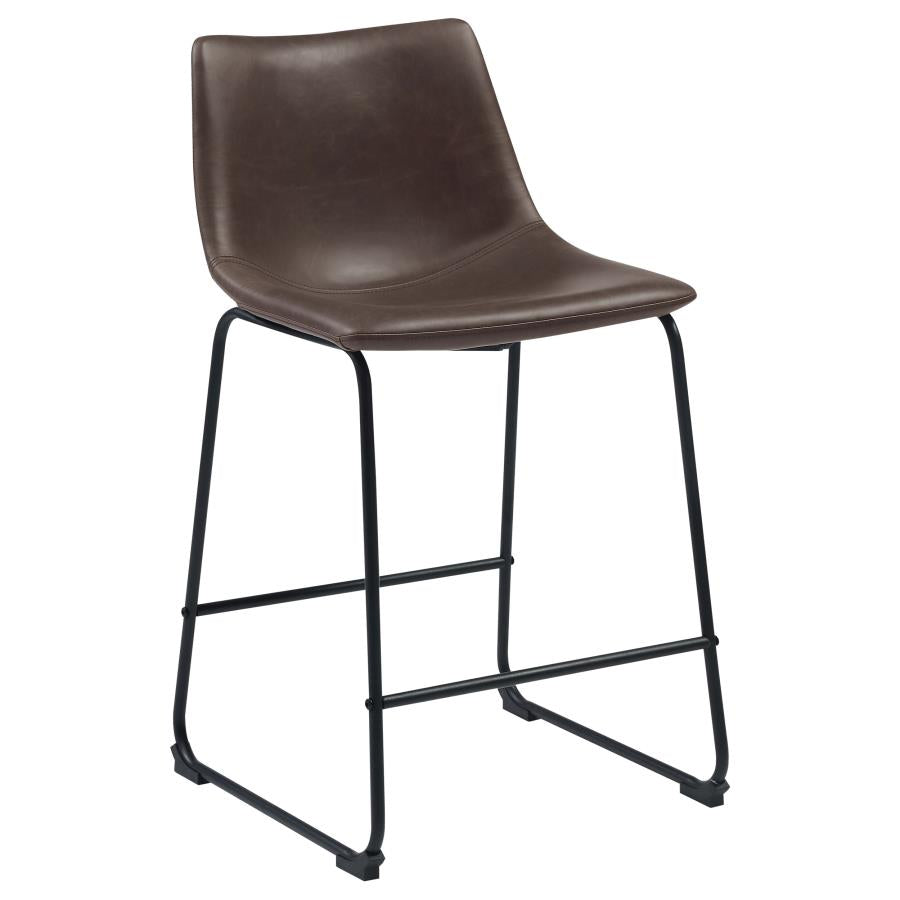 Michelle Brown Counter Stool - furniture place usa