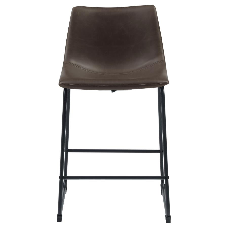 Michelle Brown Counter Stool - furniture place usa