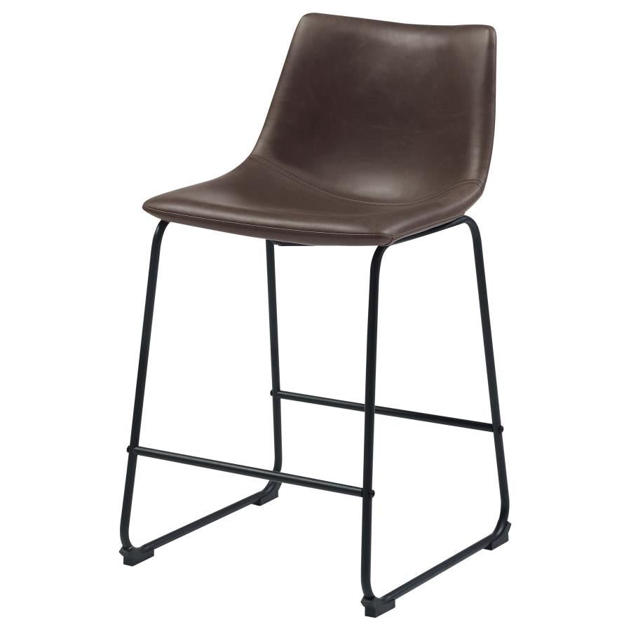 Michelle Brown Counter Stool - furniture place usa