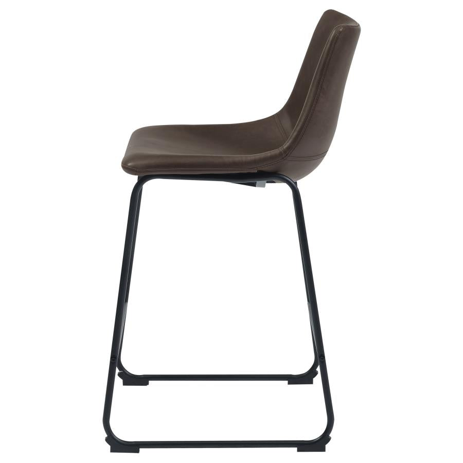 Michelle Brown Counter Stool - furniture place usa