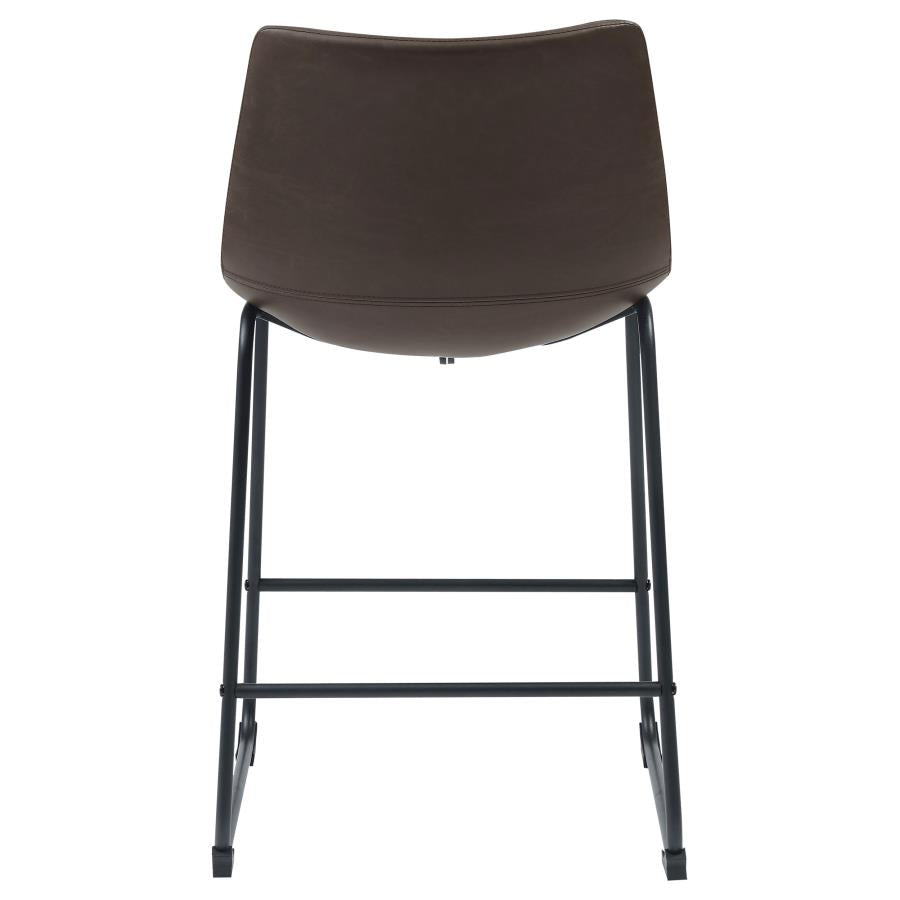 Michelle Brown Counter Stool - furniture place usa