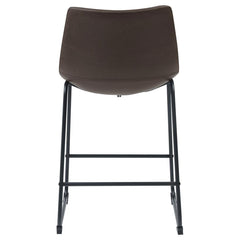 Michelle Brown Counter Stool - furniture place usa