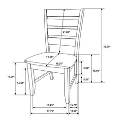 Dalila Grey Side Chair - furniture place usa