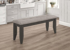 Dalila Grey Bench - furniture place usa