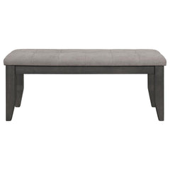 Dalila Grey Bench - furniture place usa