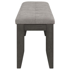 Dalila Grey Bench - furniture place usa