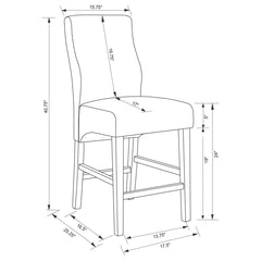 Mulberry Grey Counter Stool - furniture place usa