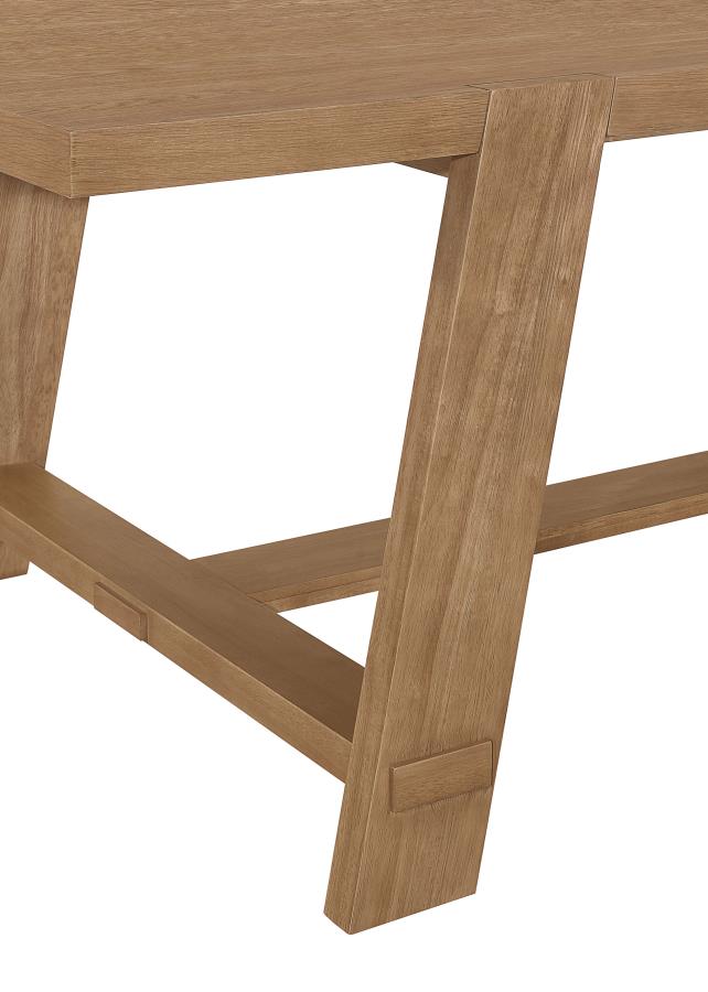 Sharon Brown 7 Pc Dining Set - furniture place usa
