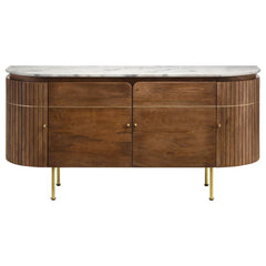 Ortega White Sideboard - furniture place usa