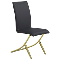 Carmelia Black Side Chair - furniture place usa
