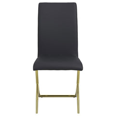 Carmelia Black Side Chair - furniture place usa