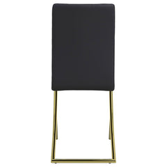 Carmelia Black Side Chair - furniture place usa