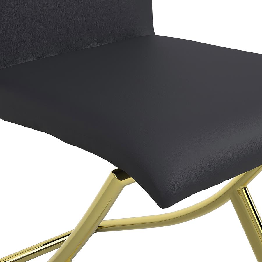 Carmelia Black Side Chair - furniture place usa