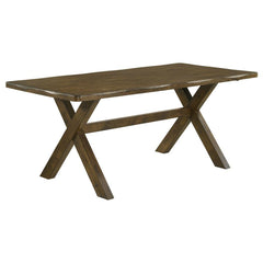 Alston Brown 7 Pc Dining Set - furniture place usa