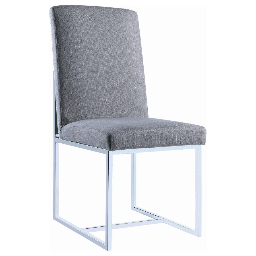 Mackinnon Grey Side Chair - furniture place usa