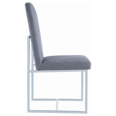 Mackinnon Grey Side Chair - furniture place usa
