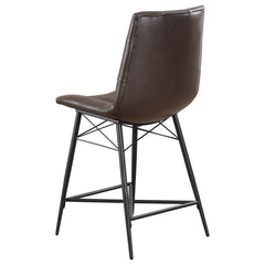 Aiken Brown Counter Stool - furniture place usa