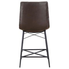 Aiken Brown Counter Stool - furniture place usa