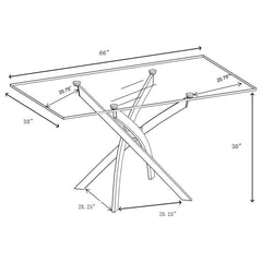 Carmelo Silver 5 Pc Dining Set - furniture place usa