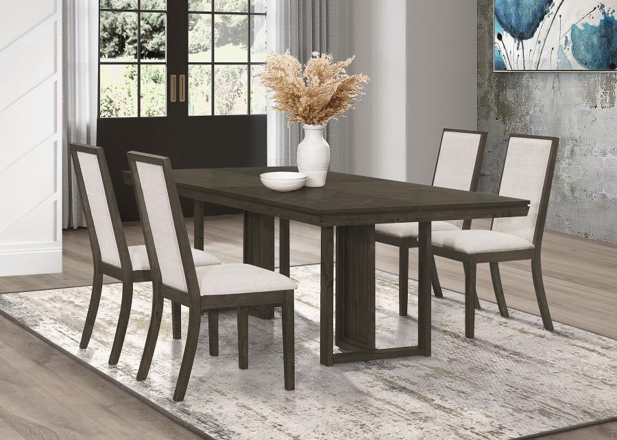 Kelly Beige 5 Pc Dining Set - furniture place usa