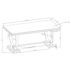 Antoine Grey 5 Pc Dining Set - furniture place usa