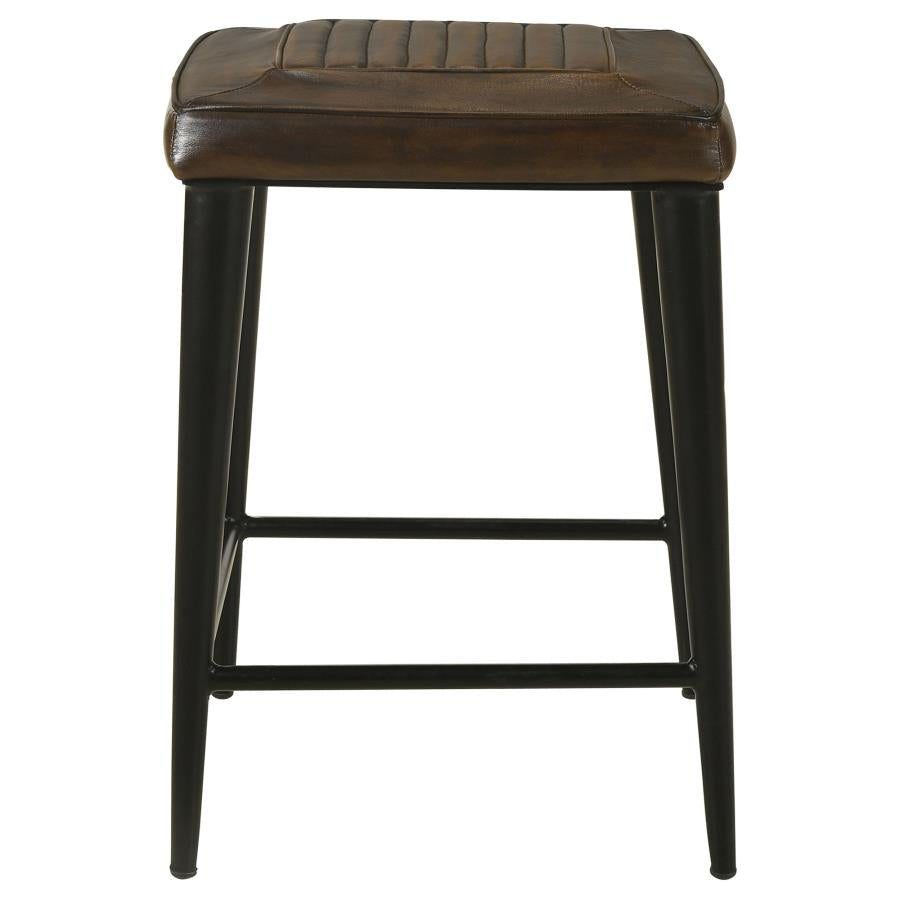 Alvaro Brown Counter Stool - furniture place usa
