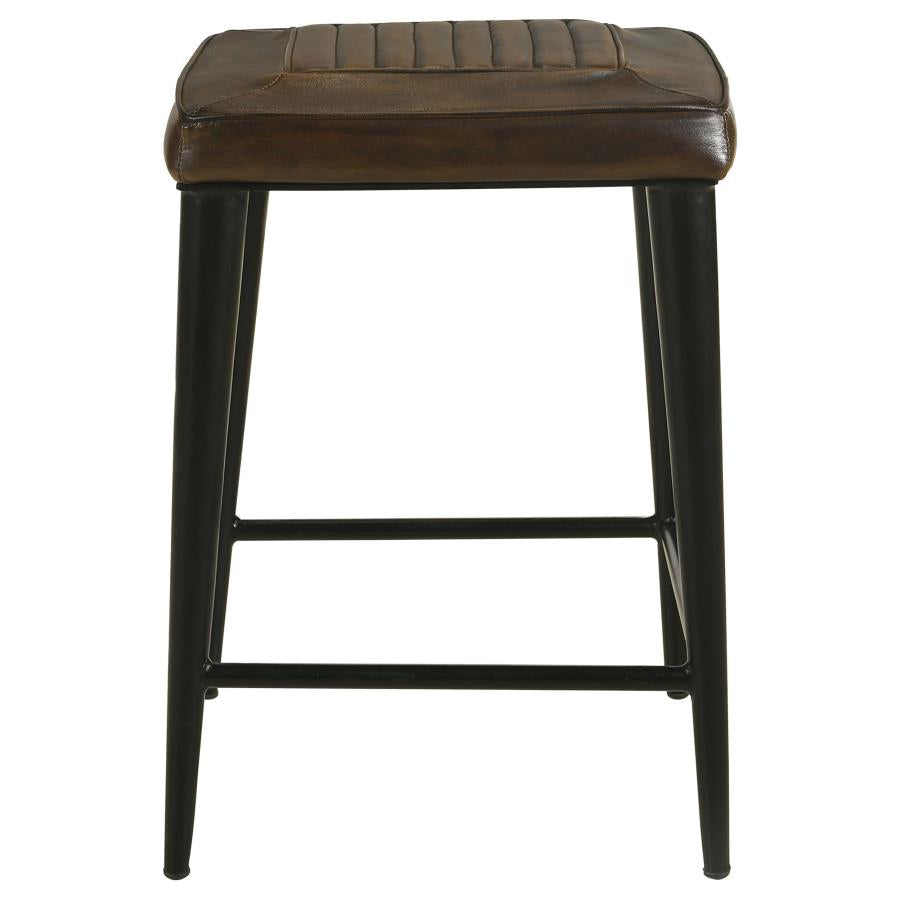 Alvaro Brown Counter Stool - furniture place usa