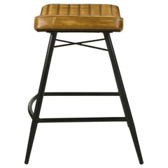 Bayu Brown Counter Stool - furniture place usa