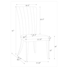 Beaufort Grey 5 Pc Dining Set - furniture place usa