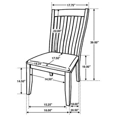Nogales Grey Side Chair - furniture place usa